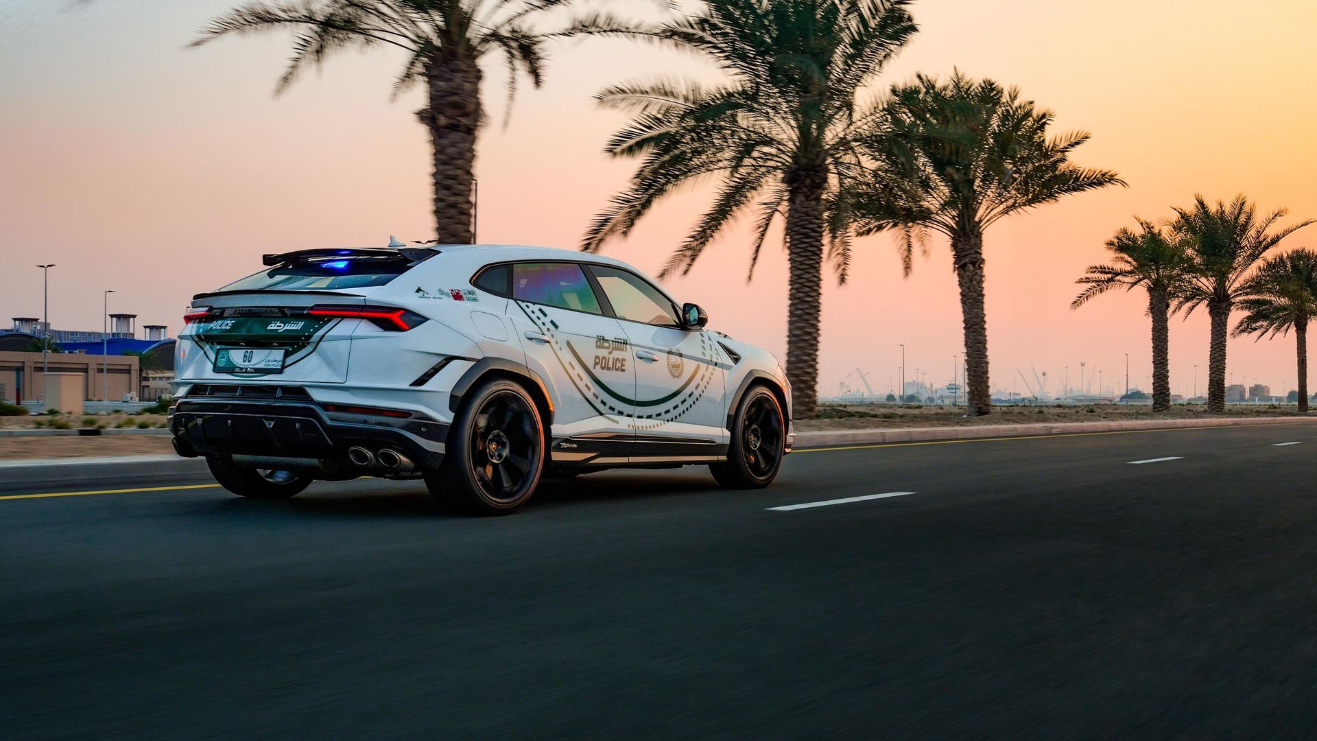 Urus Performante Dubai Police car