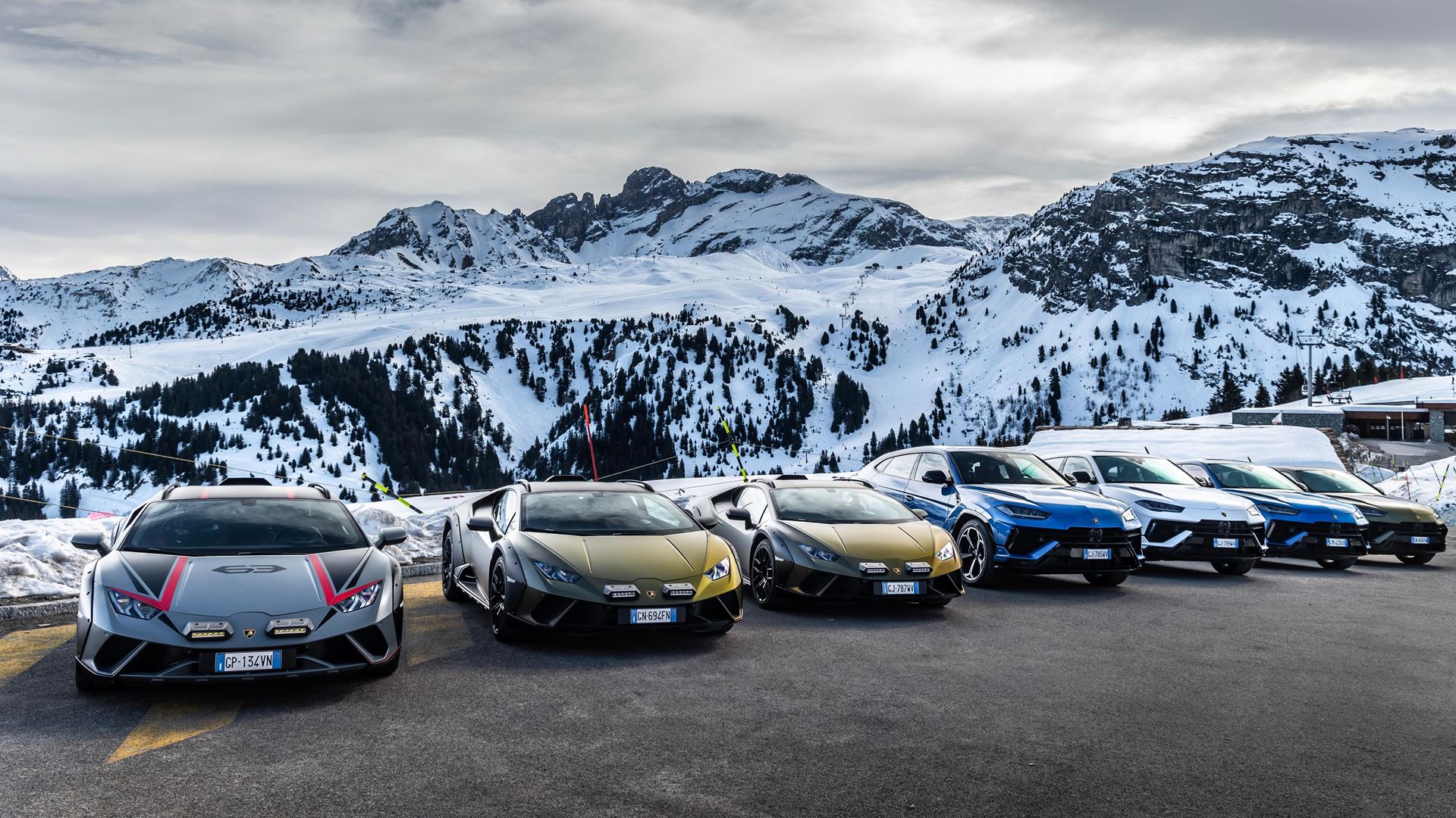 Lamborghini Winter Drive