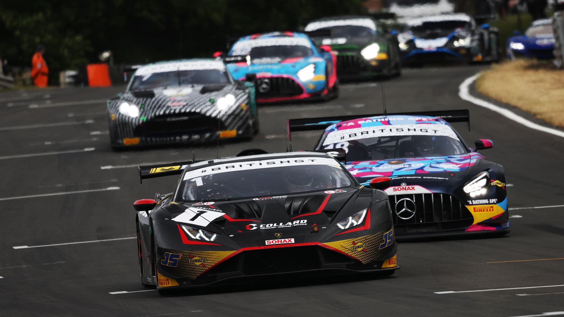 Lamborghini first British GT victory at Oulton Park