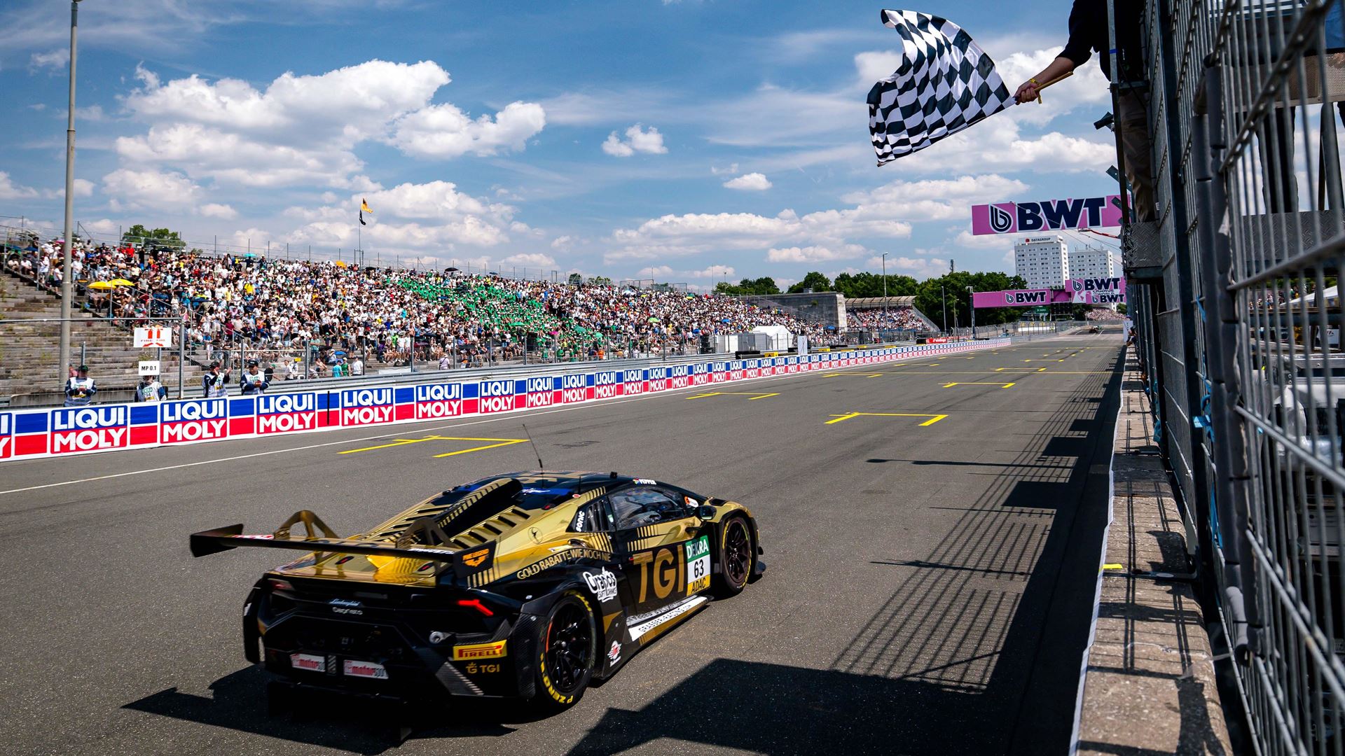 Race one finish