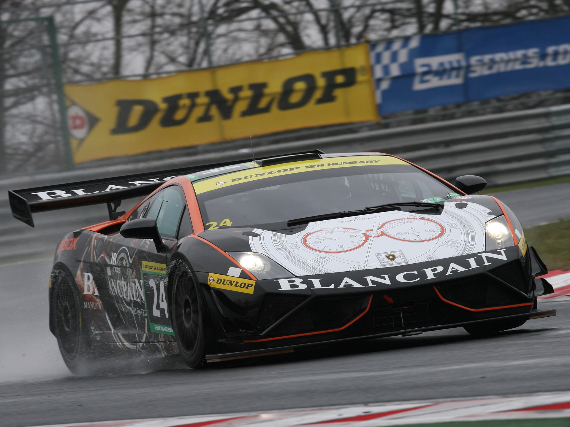 Blancpain Lamborghini GT3 Wins on Debut in the Hungary 12hrs