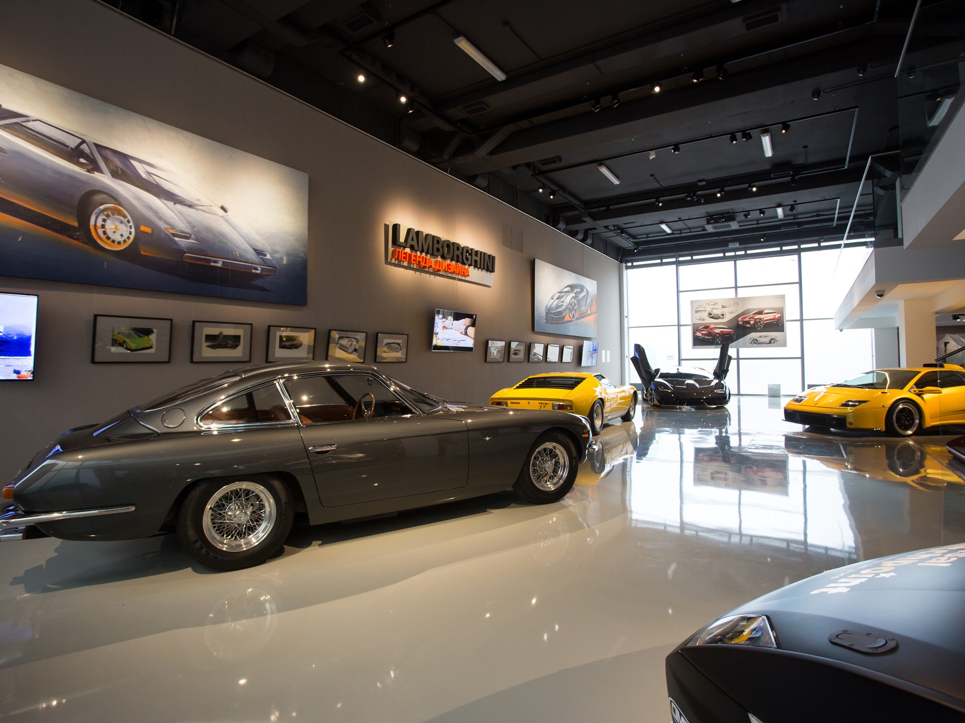 Lamborghini exhibition at Erarta Museum