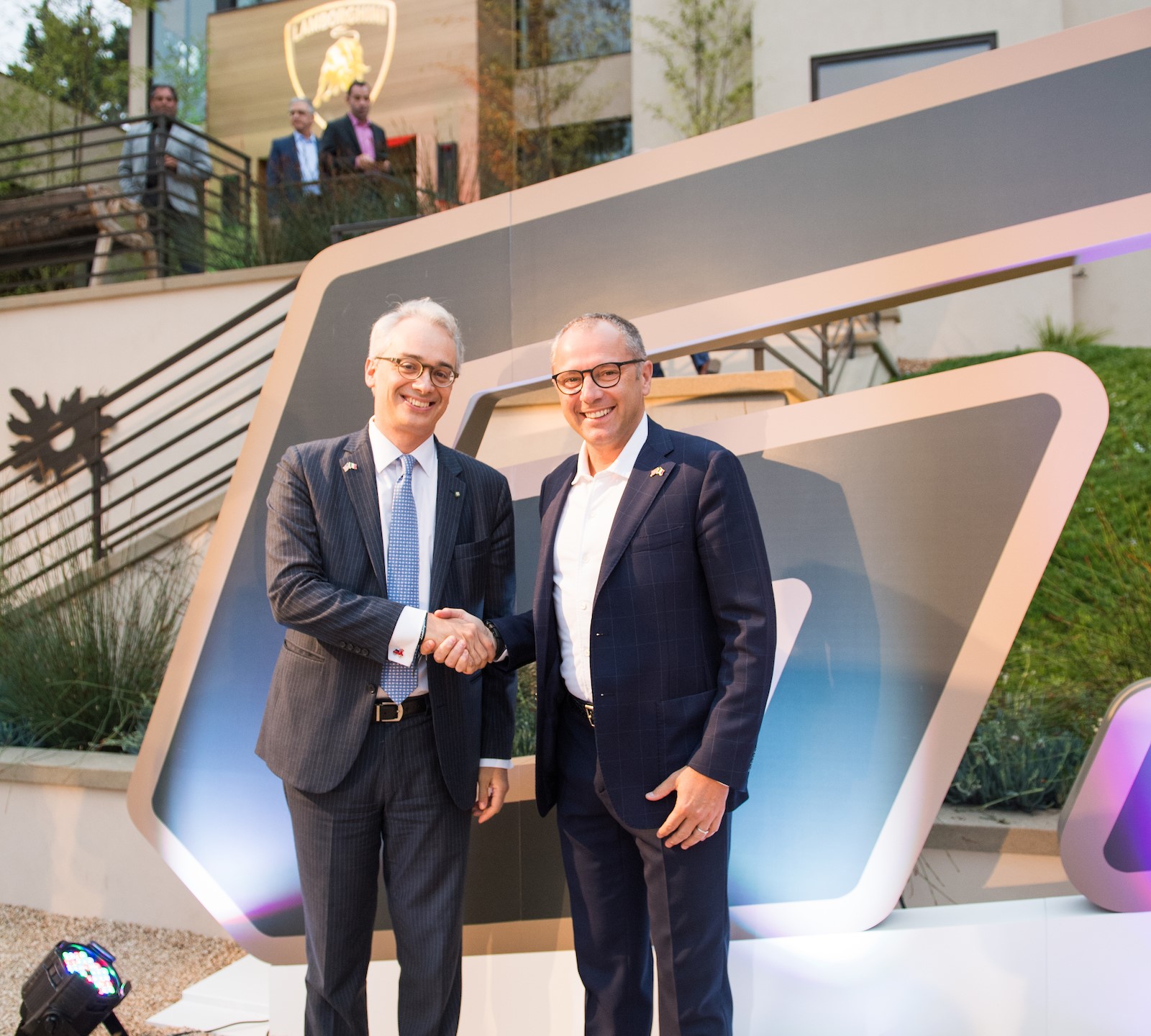 Lorenzo Ortona, Consul General of Italy in San Francisco and Lamborghini CEO Stefano Domenicali (2)