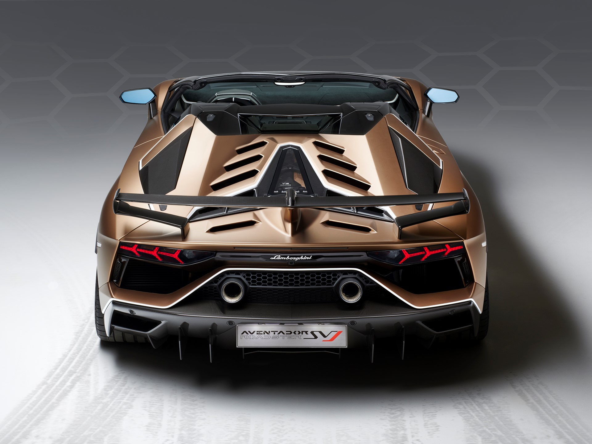 Aventador SVJ Roadster Rear