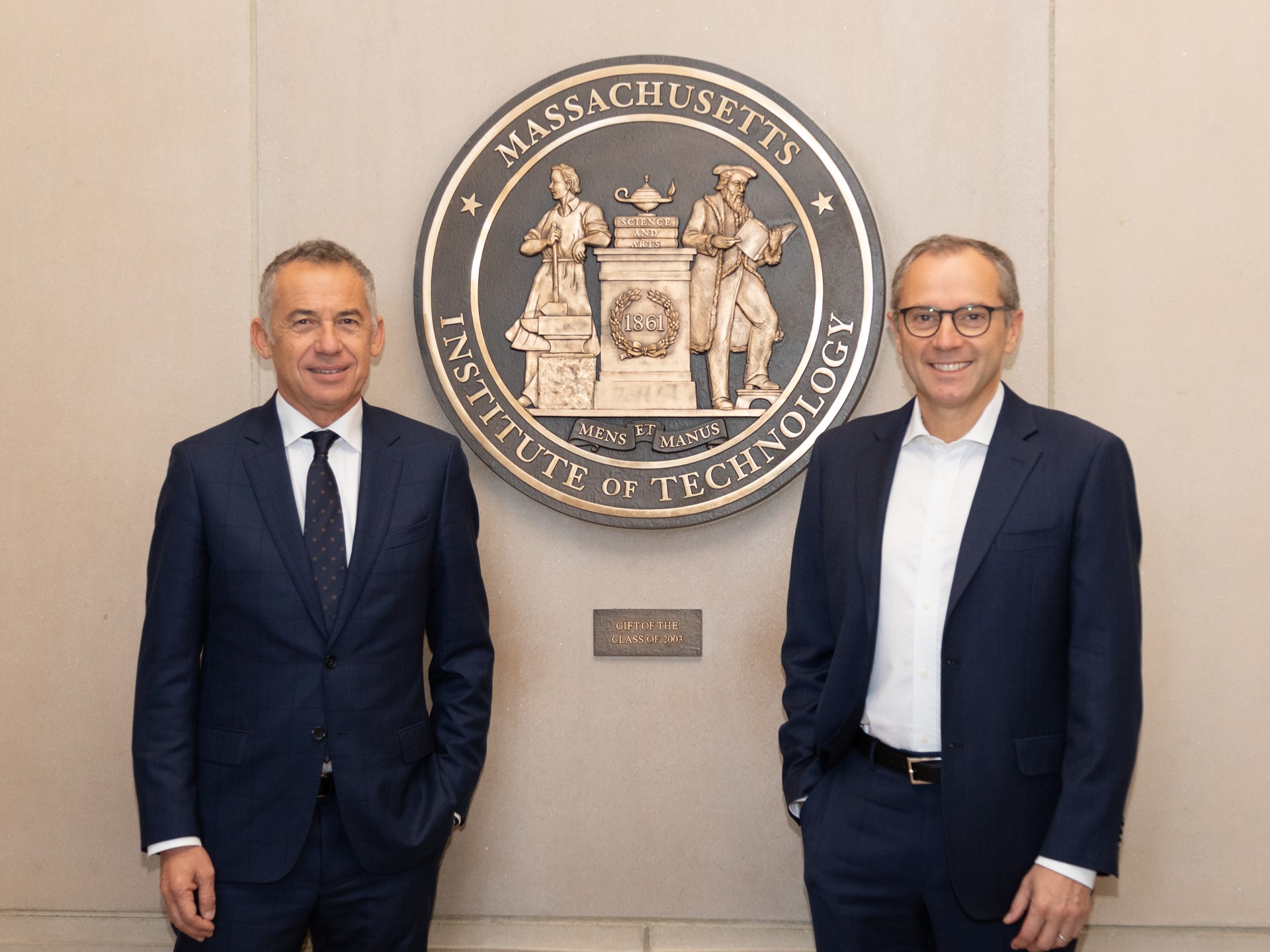 from the left M. Reggiani, CTO Lamborghini, S. Domenicali, Chairman&CEO Lamborghini