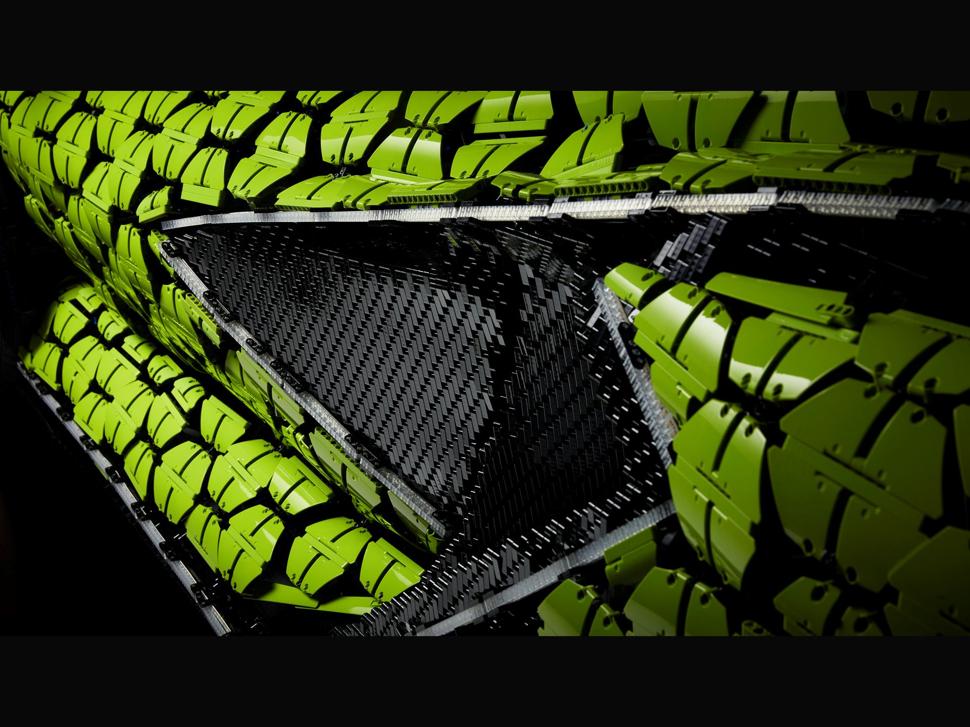 Life-size LEGO Technic Lamborghini Sian FKP 37