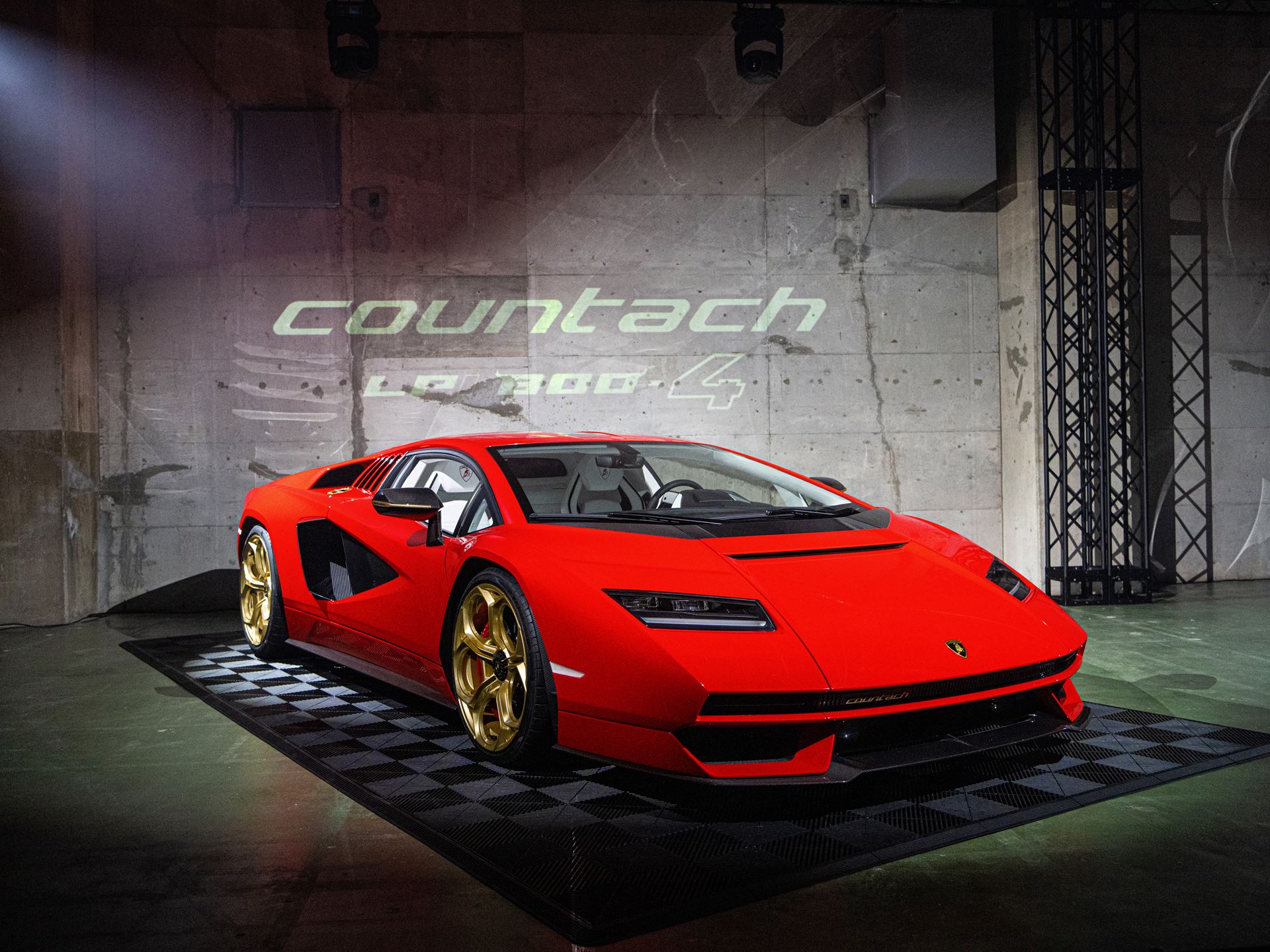 Automobili New Countach Showcase Venue