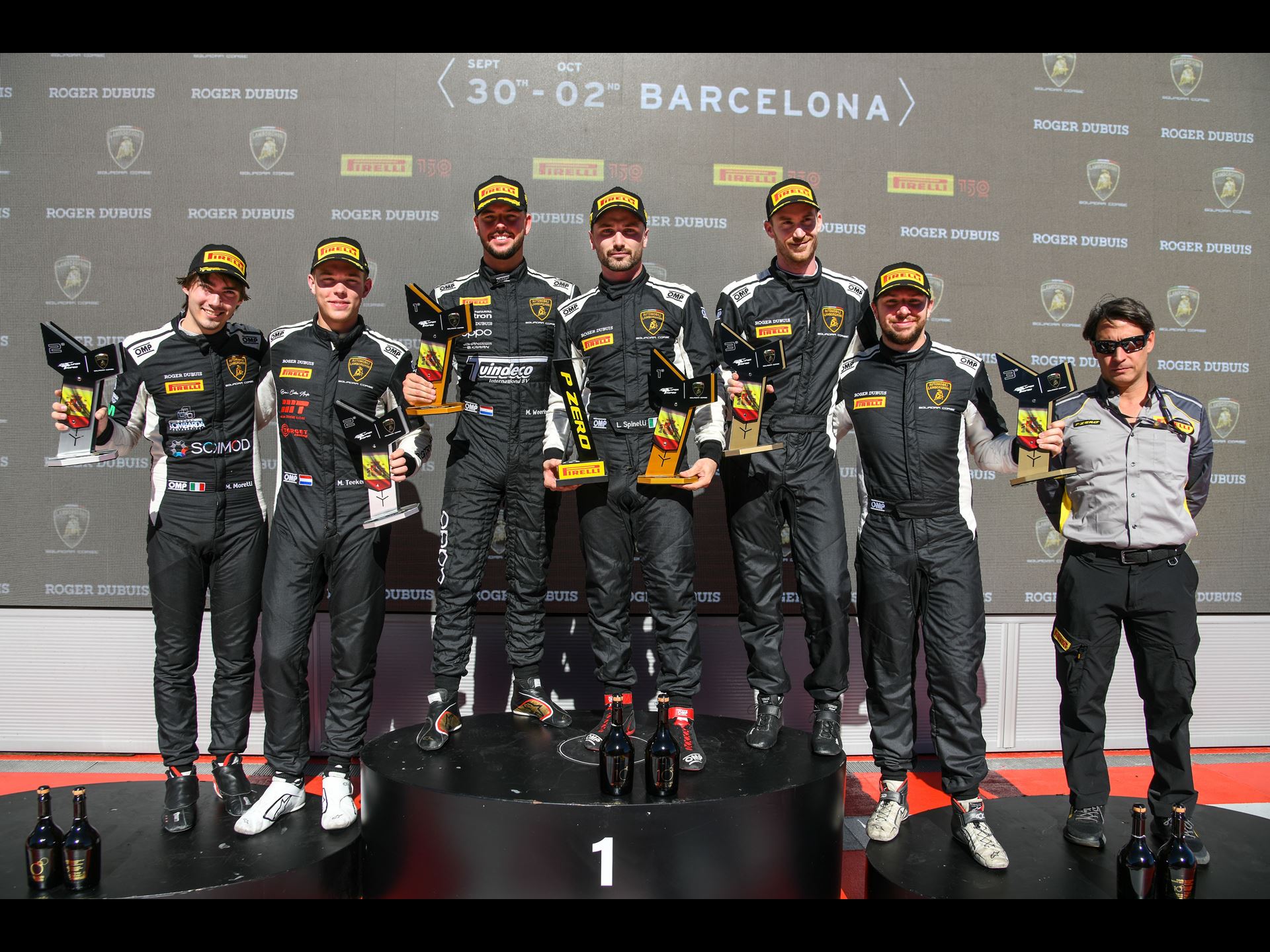 Lamborghini Super Trofeo Europe - Barcelona - race 2 podium