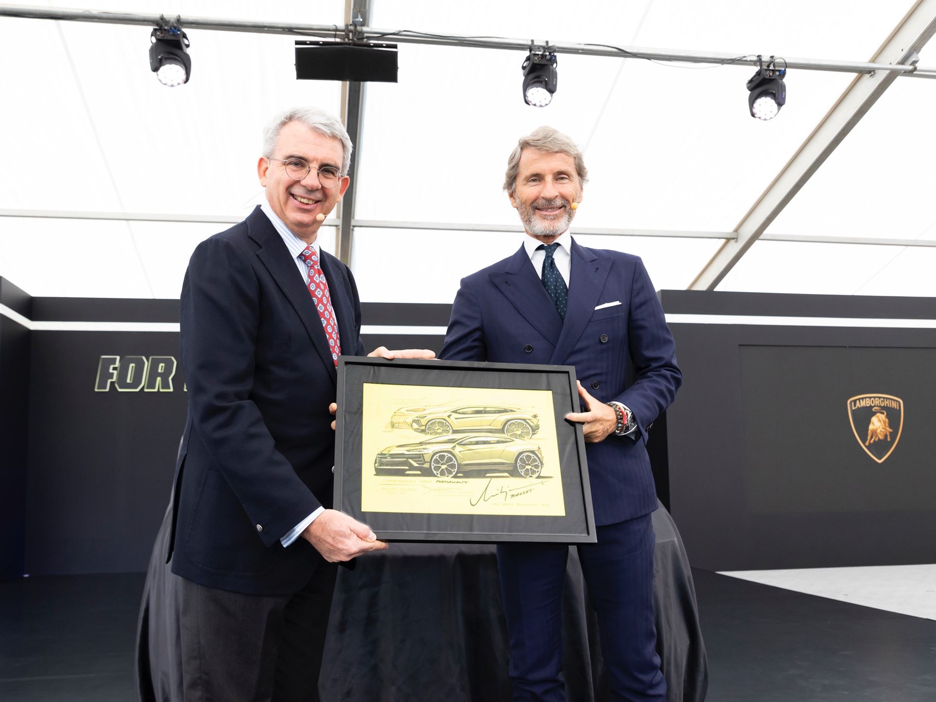 Lamborghini Day Japan Stephan Winkelmann and Italian Ambassador