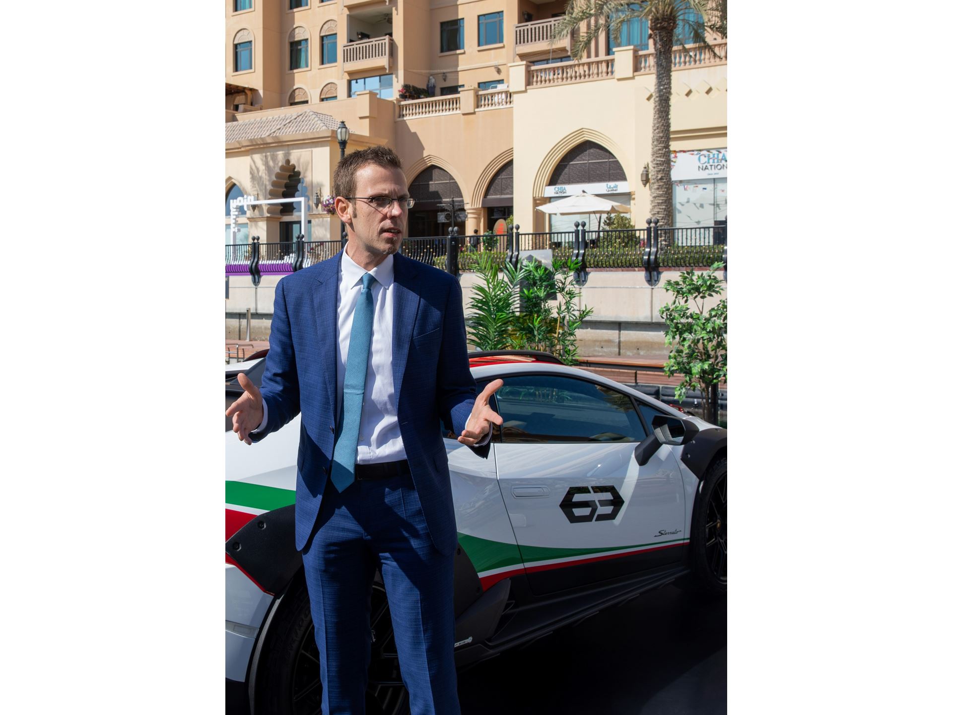 Automobili Lamborghini CTO - Rouven Mohr at Huracan Sterrato EMEA Premiere