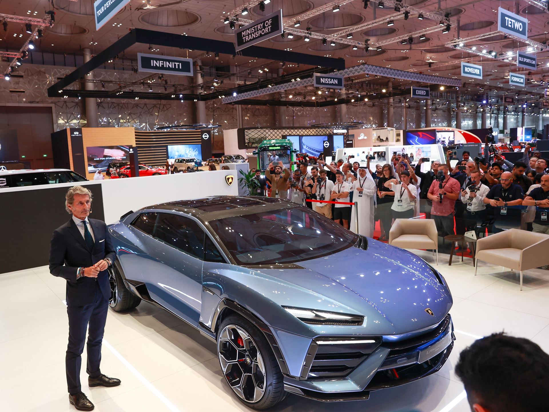 Lanzador concept presented by Stephan Winkelmann Chairman and CEO Automobili Lamborghini S p A