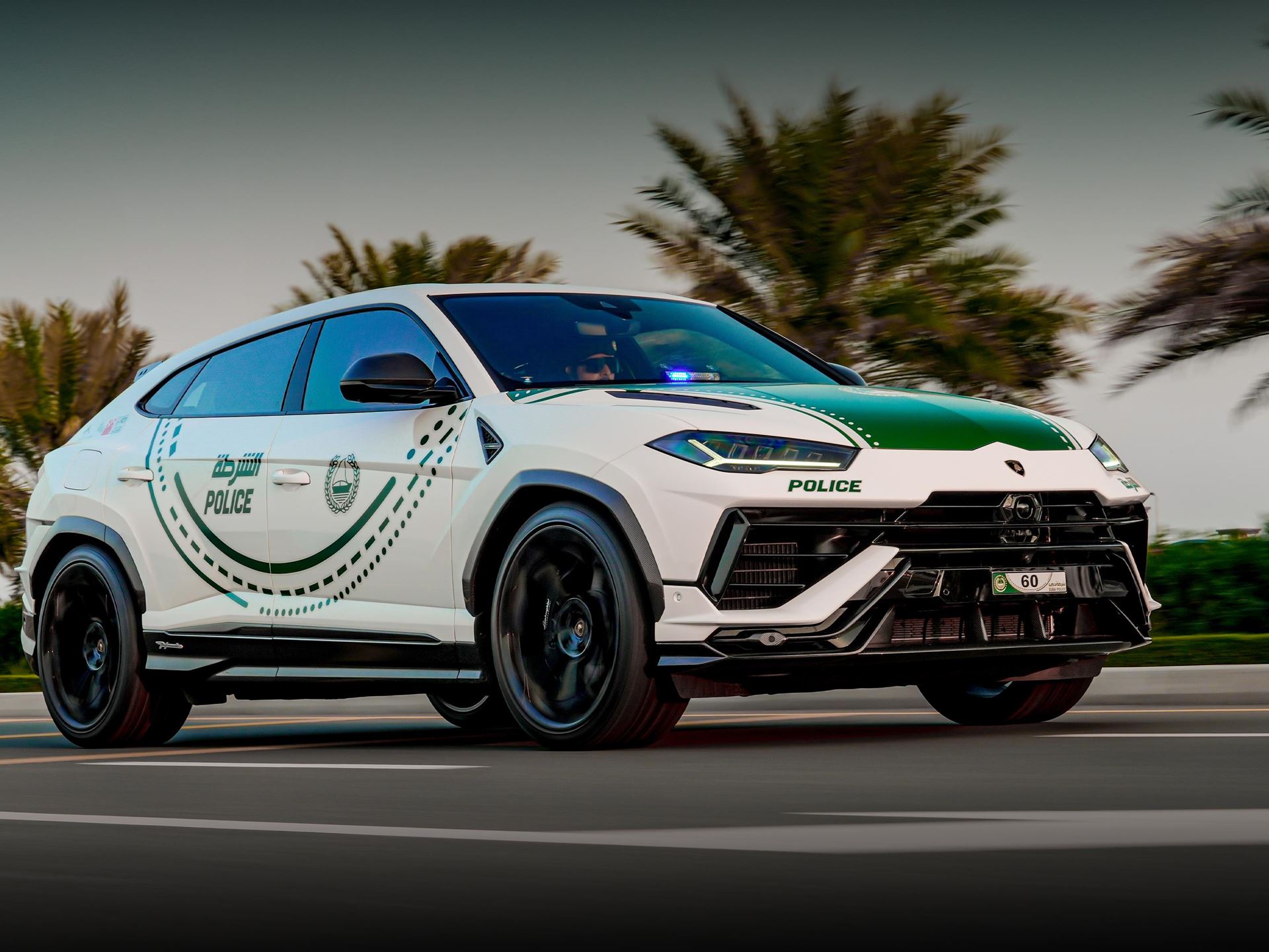 Urus Performante Dubai Police car