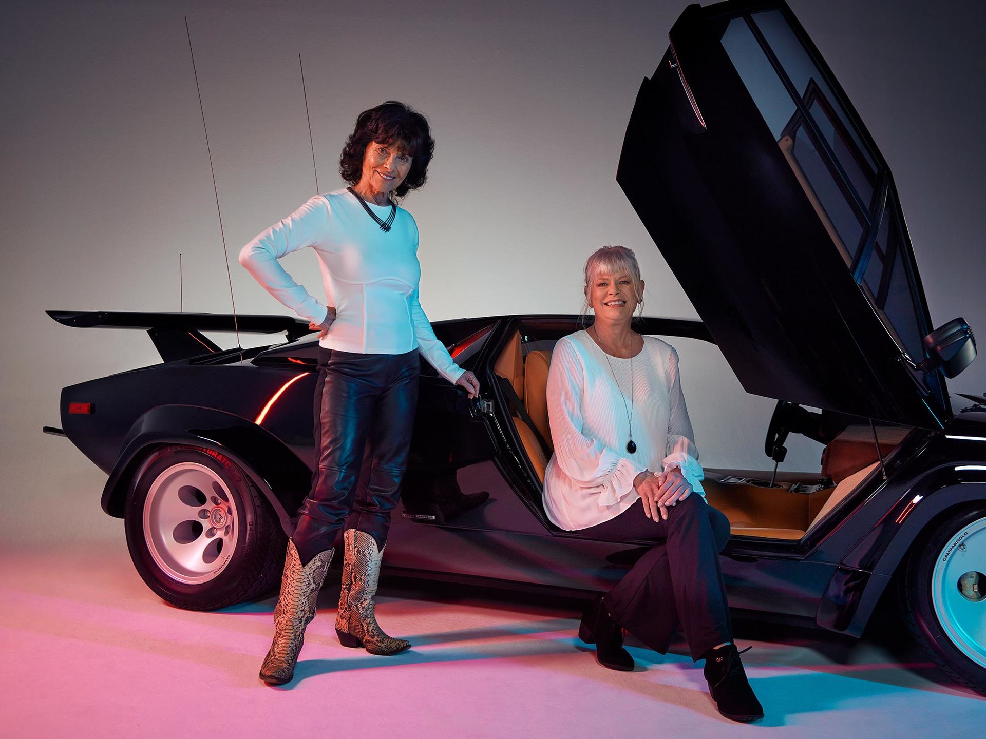 Countach Cannonball Run Adrienne Barbeau Tara Buckman