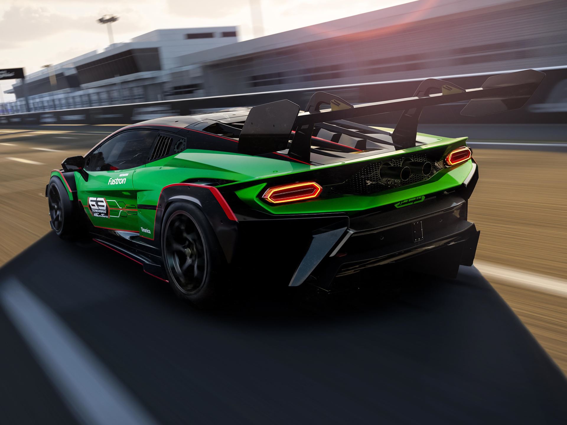 Lamborghini Temerario Super Trofeo Pista Rear