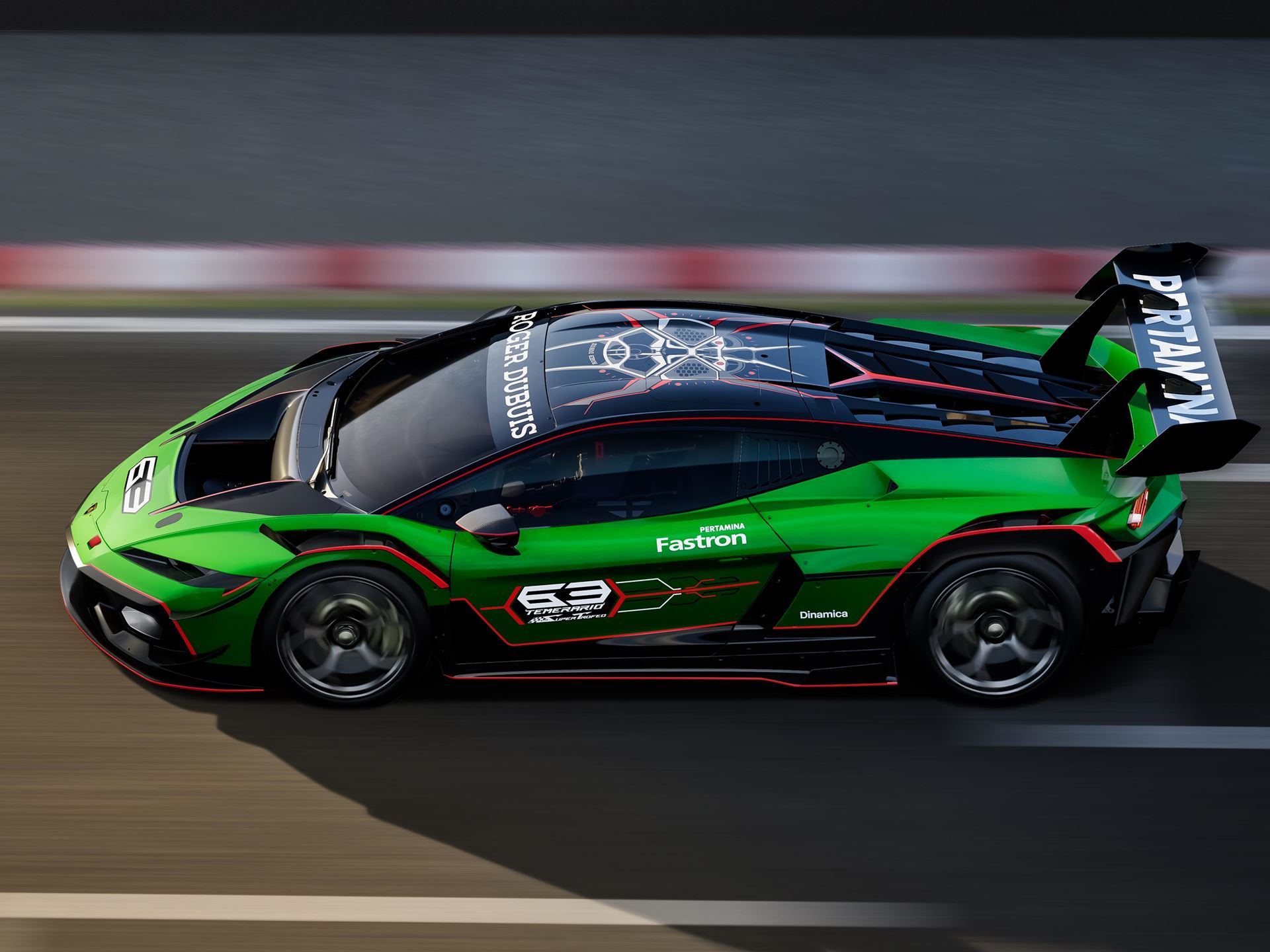 Lamborghini Temerario Super Trofeo Pista Tipup