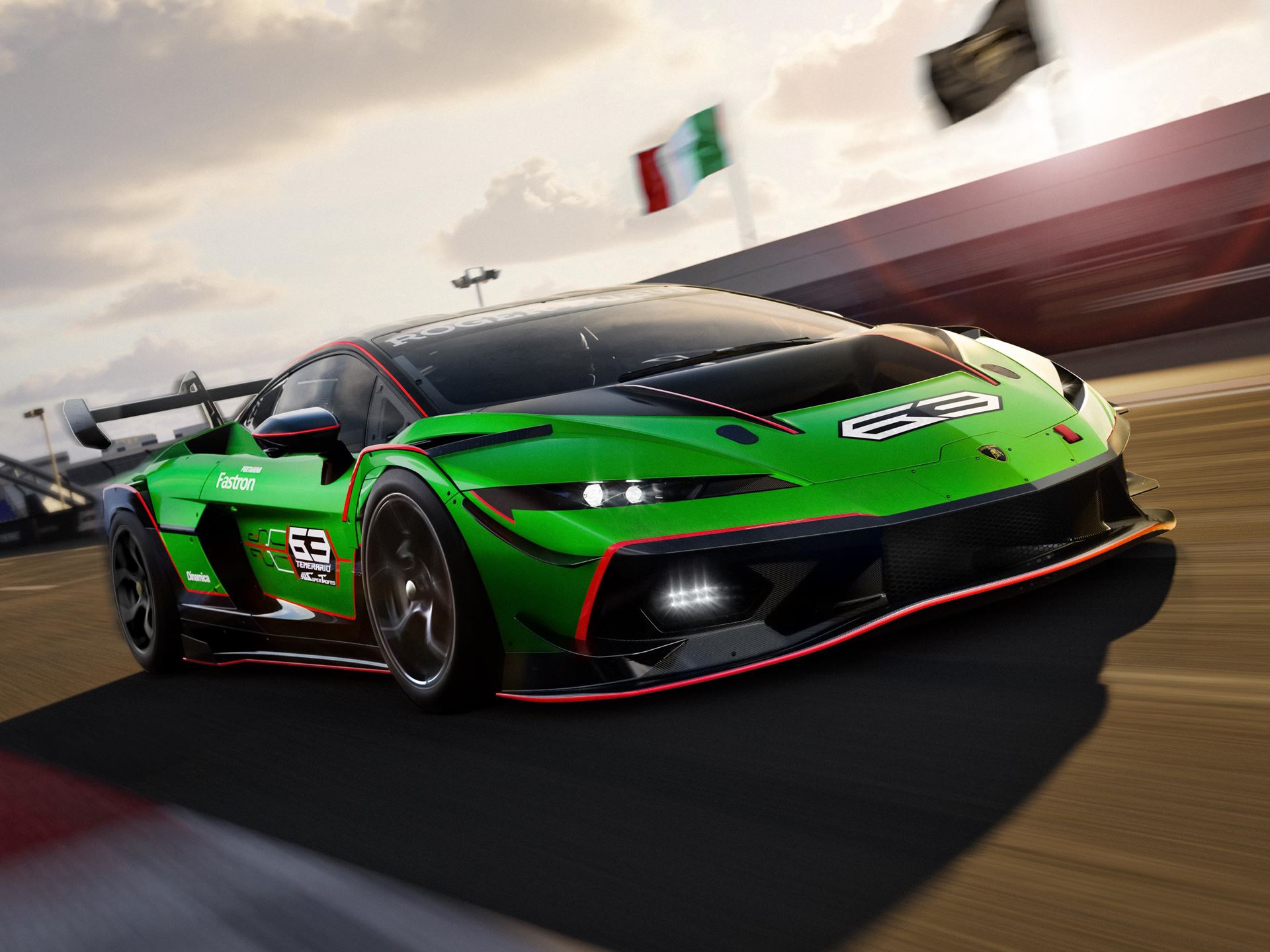 Lamborghini Temerario Super Trofeo Pista Front