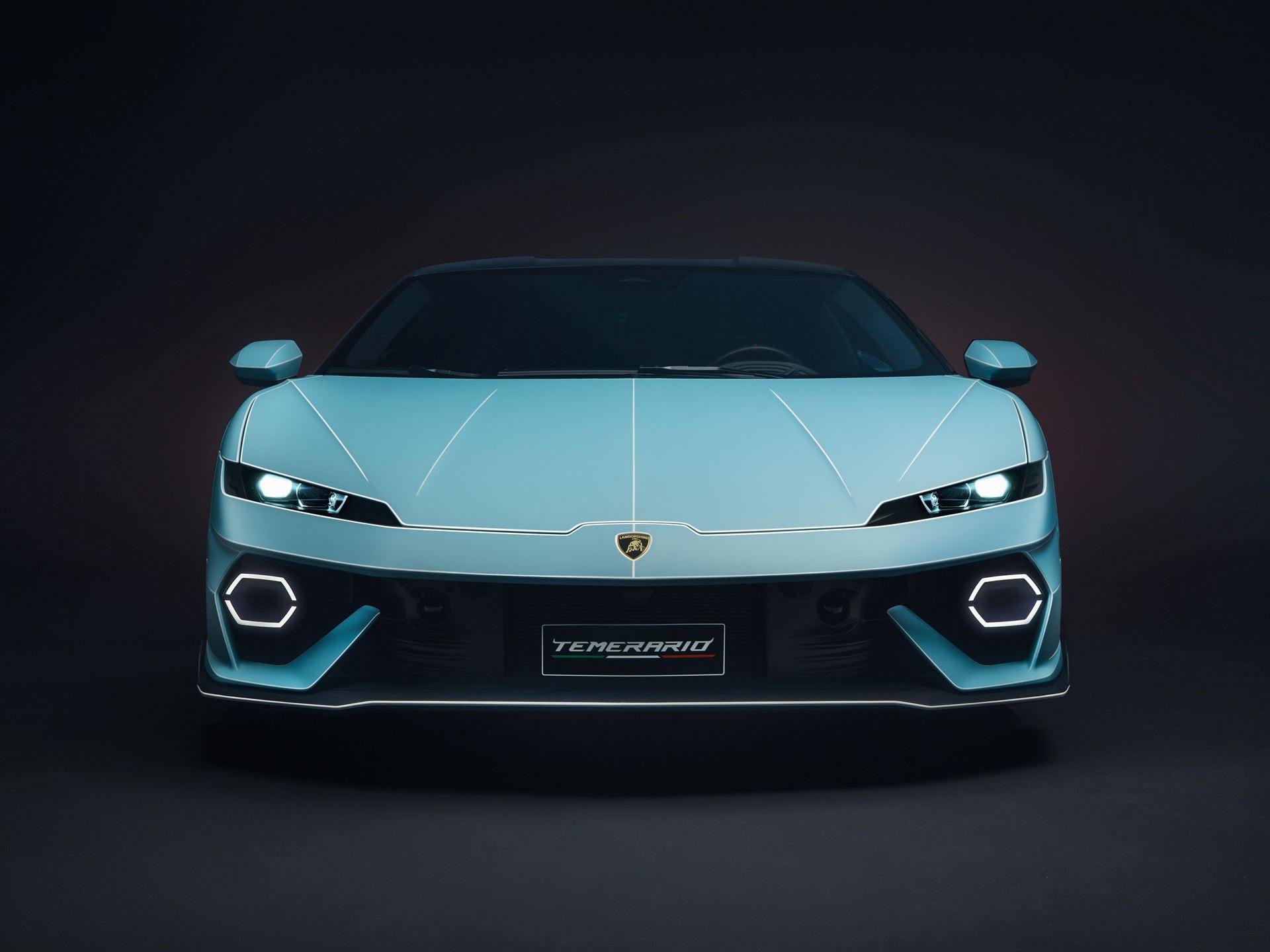 Lamborghini Temerario Ad Personam in Celeste Fedra and Bianco Phanes