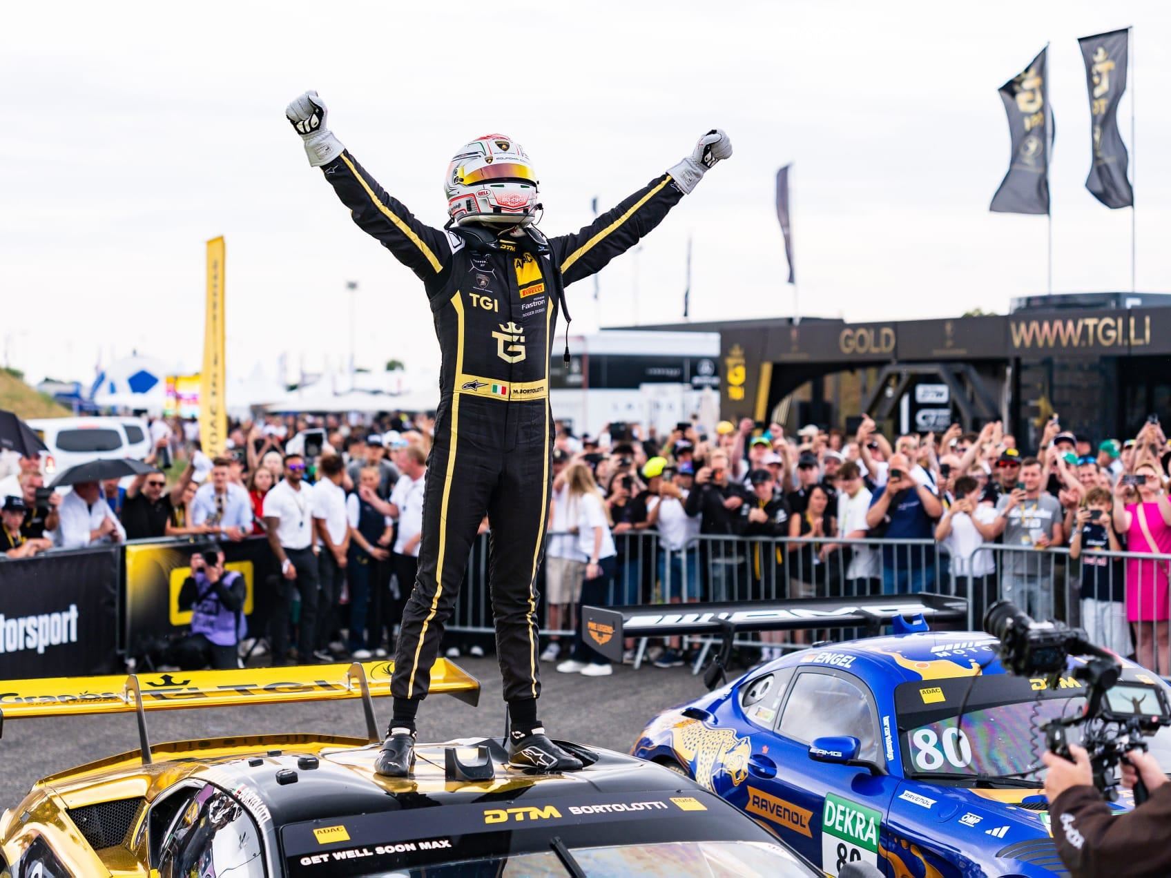 Lamborghini Temerario GT3 victory in second DTM race at Oschersleben