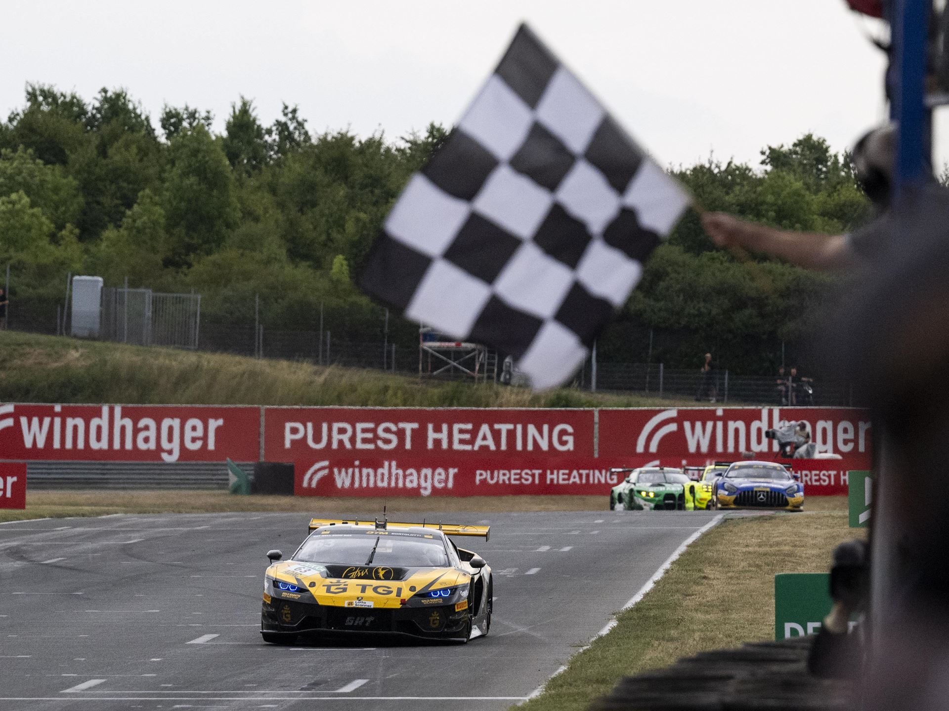 Lamborghini Temerario GT3 victory in second DTM race at Oschersleben