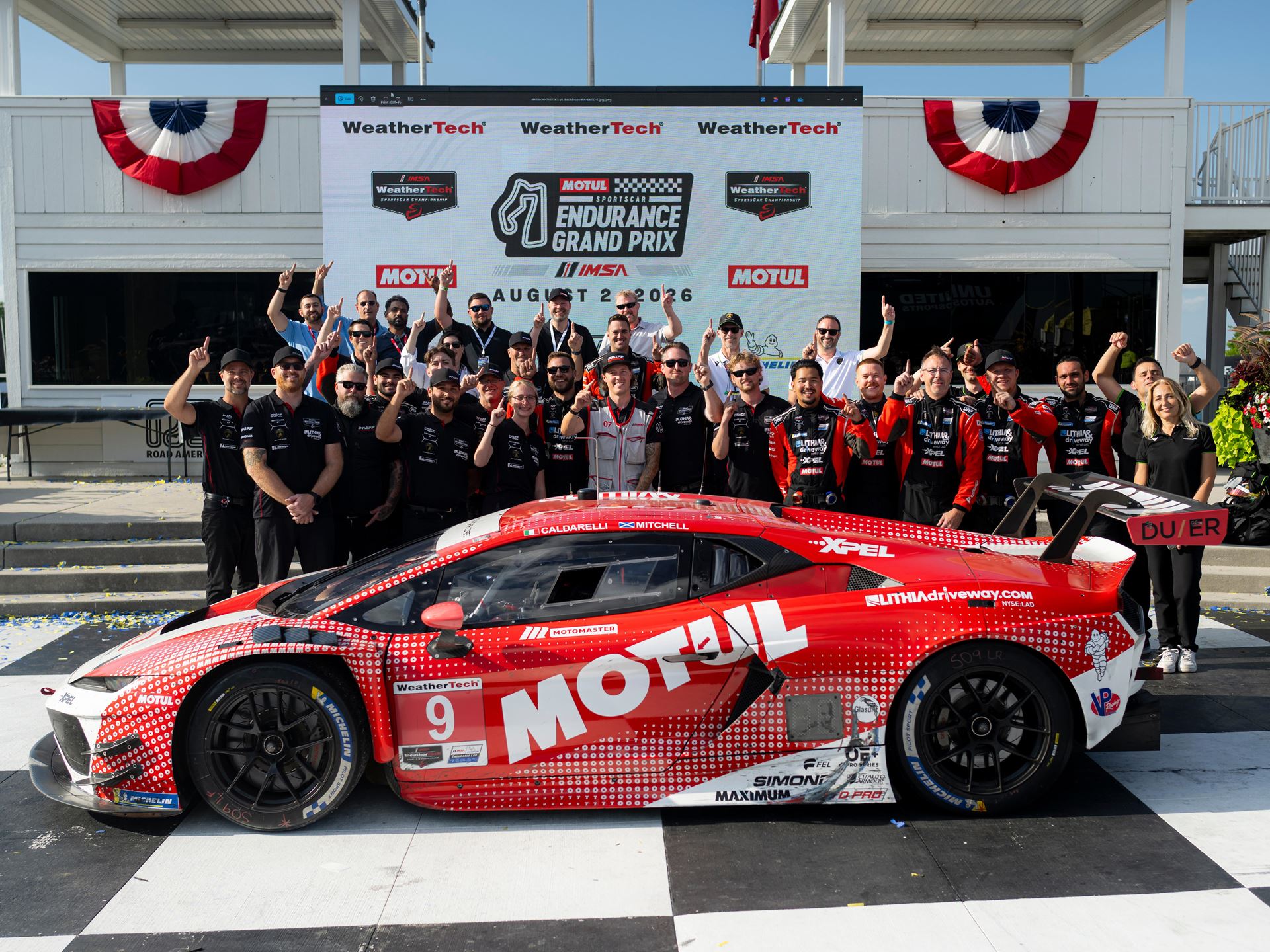 Lamborghini Temerario GT3 claims first IMSA victory at Road America