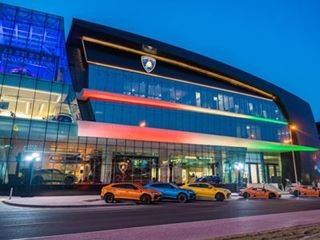 Lamborghini Dubai dealership and pop-up Lamborghini Lounge inaugurated in Dubai