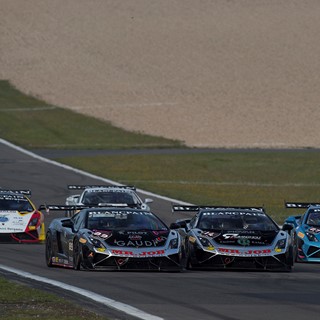 The battles in race two extended down the field