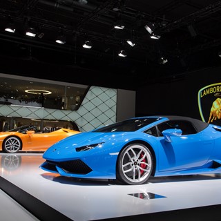 New Lamborghini Huracán LP 610-4 Spyder at the 2015 Frankfurt Motor Show