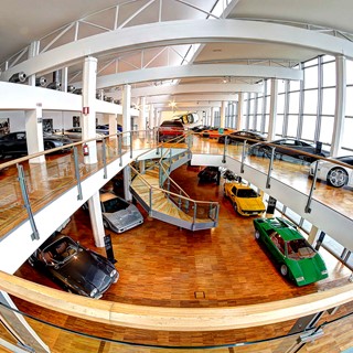 Museo Lamborghini, interni