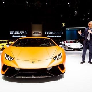 Stefano Domenicali, Chairman and CEO of Automobili Lamborghini and new Lamborghini Huracán Performante