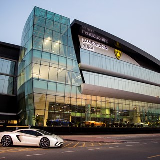 Lamborghini Dubai Showroom - exterior