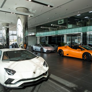 Lamborghini Dubai Showroom - interior