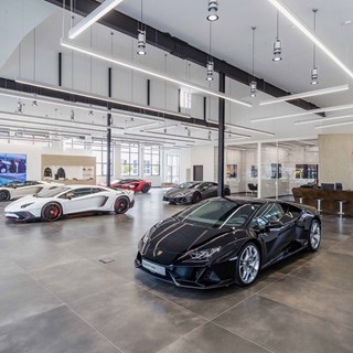 Automobili Lamborghini officially opens Germany's  largest showroom in Frankfurt