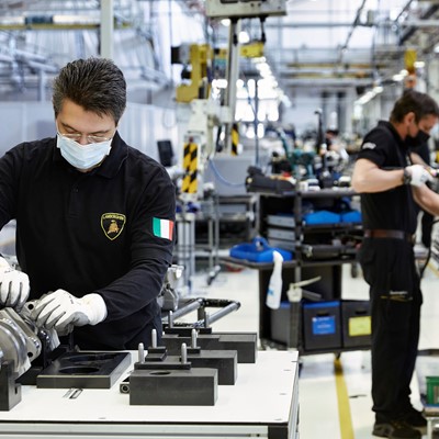 Lamborghini Restarts Production