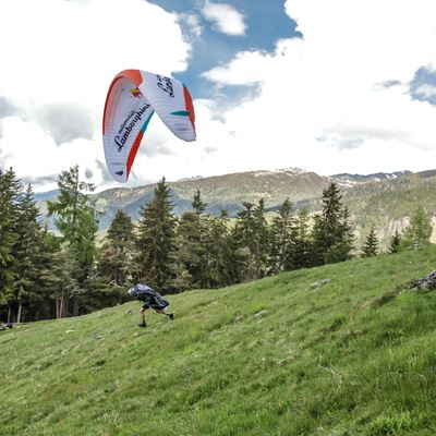 Aaron Durogati takes off