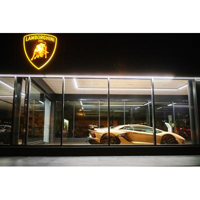 Lamborghini Geneva - Night