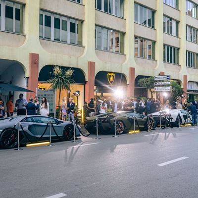 Lamborghini Monaco Grand Opening-Few-off display
