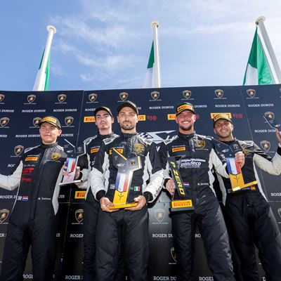 Lamborghini Super Trofeo Europe - podium Race