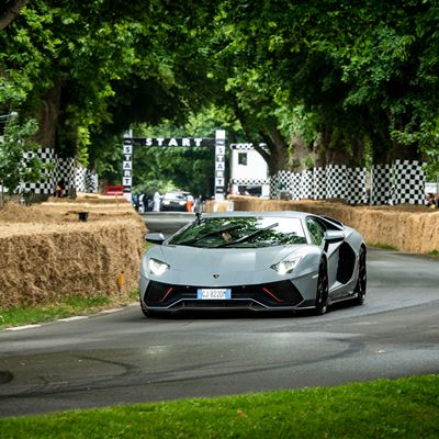 Goodwood Festival of Speed 2022 Aventador Ultimae Run up the hill