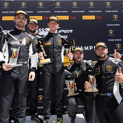 Lamborghini Super Trofeo Europe - race two overall podium