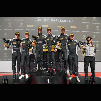 Lamborghini Super Trofeo Europe - Barcelona - race 2 podium