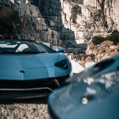 An exclusive Ad Personam Ultimae Roadster created in homage to the unique Miura Roadster