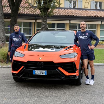 Bologna FC 1909 and Lamborghini for Movember