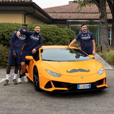 Bologna FC 1909 and Lamborghini for Movember