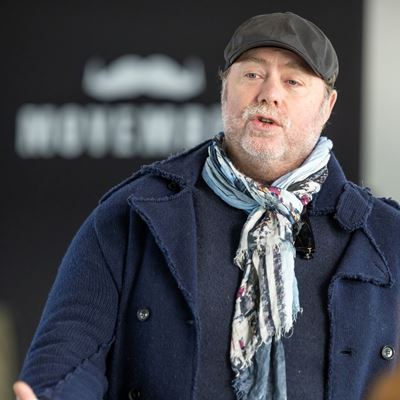 Justin 'JC' Coghlan, Movember co-founder, at Movember Silverstone