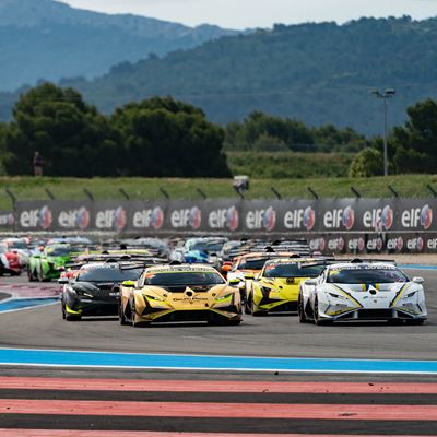 Lamborghini Super Trofeo Europe race two action