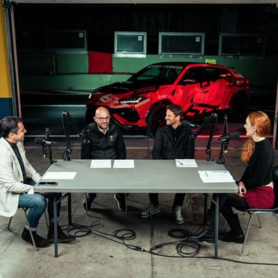 Beyond A Lamborghini Podcast with Romain Grosjean Giorgio Sanna