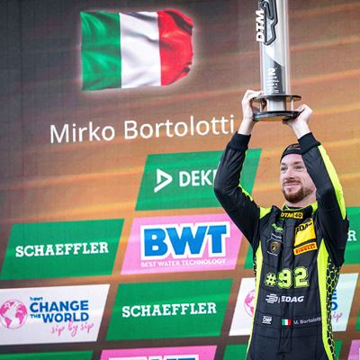 Lamborghini GT3 DTM Mirko Bortolotti SSR Performance podium race one