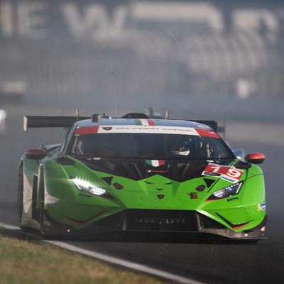 Encouraging race performance goes unrewarded for the Lamborghini SC63 at Indianapolis