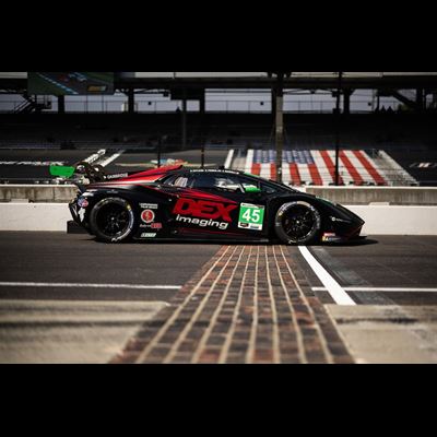 Encouraging race performance goes unrewarded for the Lamborghini SC63 at Indianapolis