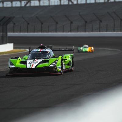 Encouraging race performance goes unrewarded for the Lamborghini SC63 at Indianapolis